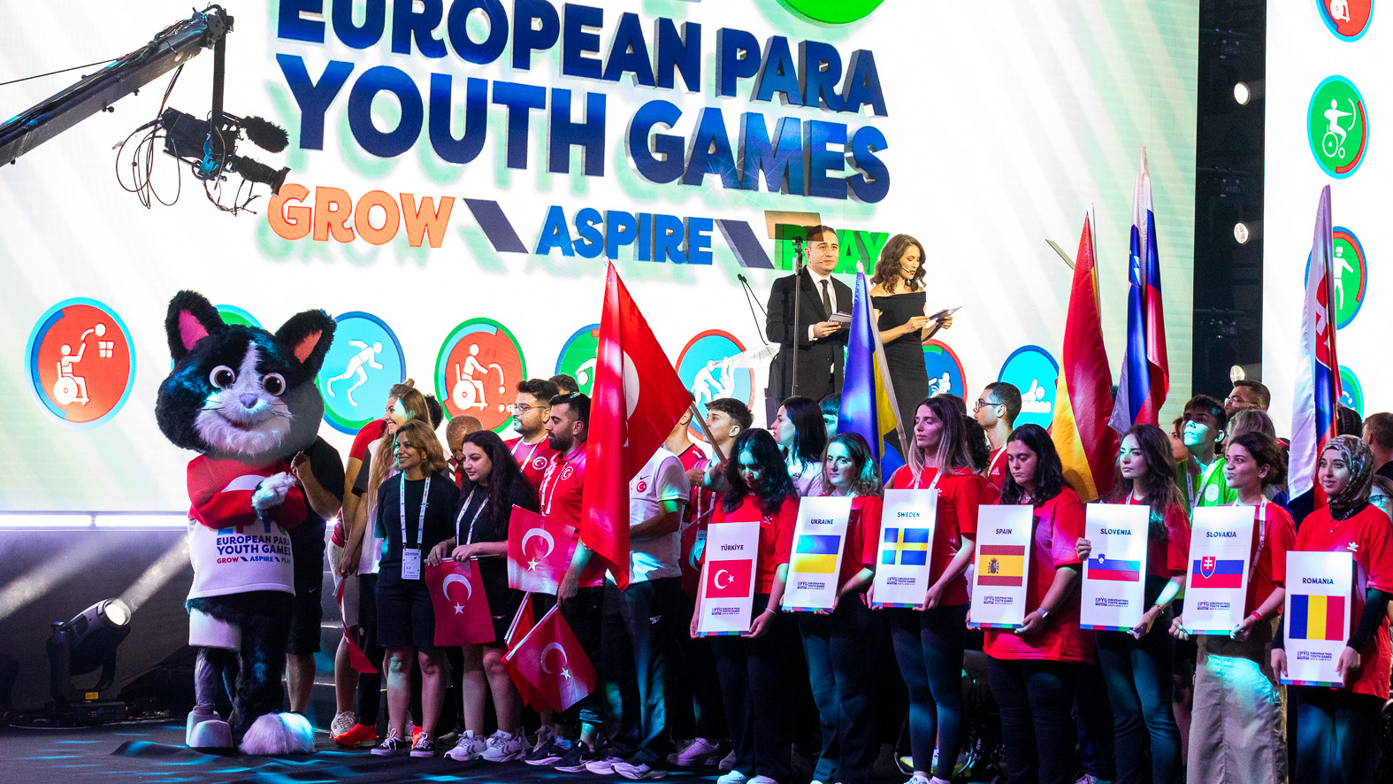 Opening Ceremony, European Para Youth Games, 24July2025, Photogr